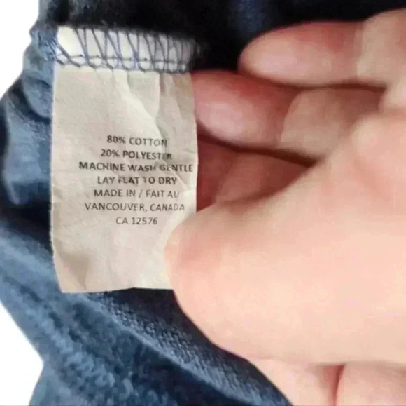 JAC by Jacqueline Conoir Shirt Long Sleeve Blue Scoop Neck Cotton Women's  XS - Picture 9 of 11